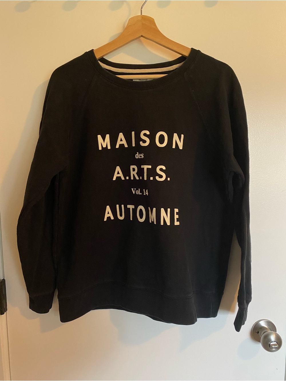 Madewell black and white Maison des A.R.T.S. Sweatshirt - Picture 2 of 5